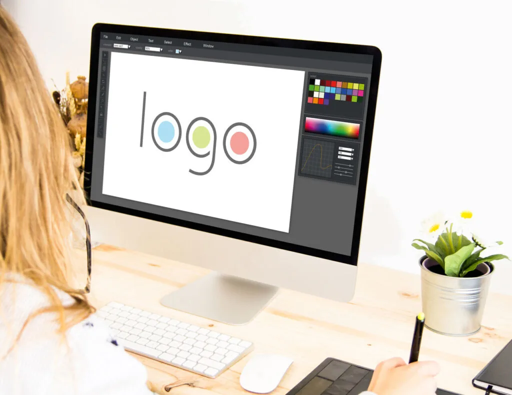 Création de logo sur ordinateur